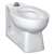 1.28/1.6 Gallons Per Flush High Efficiency Toilet Elongated Bowl Huron White