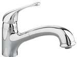 Lead Law Compliant 1 Handle Lever One Hole Pullout Kitchen Faucet 2.2 GPM