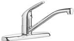 Lead Law Compliant 2.2 GPM Lever Kitchen Faucet Side Spray Chrome