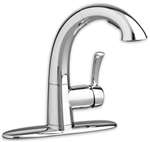 Lead Law Compliant 1 Handle Three Hole Pullout Kitchen Faucet Chrome 2.2 GPM