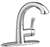 Lead Law Compliant 1 Handle Three Hole Pullout Kitchen Faucet Stainless Steel 2.2 GPM
