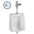 0.125-1.0 Gallons Per Flush Urinal Universal Back Spud White