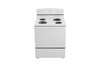 White 30 Electric Self Cleaning Free Standing Range With 4 Coil