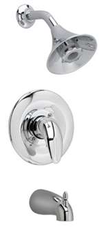 1 Handle Tub and Shower Trim Only Chrome 1.5 GPM