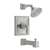 One Hole Metal Lever Tub and Shower Trim Kit Satin 2.5 GPM