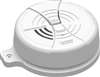 Brk CO Alarm 9V Lithium With Tamper Proof Bracket