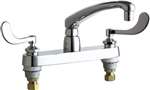 California Energy Commission Registered Lead Law Compliant 2.2 Gallons Per Minute 2 Handle Lever Hot & Cold Faucet Chrome