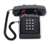 2510D-MW Single Line Desk PHONE Black