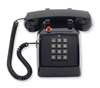 2510D-MW Single Line Desk PHONE Black