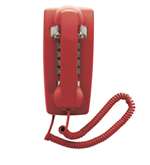 2554E Single Line Wall PHONE Red