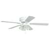 52 Hugger Ceiling Fan 5 Blade White