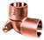 Lead Law Compliant 3/4 Cast Copper X Copper DE 90 Elbow
