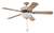 52 5 Blade Ceiling FAN With Light Kit Brushed Nickel