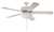 52 5 Blade Ceiling FAN With Light Kit White