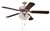 52 5 Blade Ceiling FAN With Light Kit Brushed Nickel