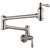 Lead Law Compliant Dual Handle Wall Mount Pot Filler Stainless Steel 4 GPM