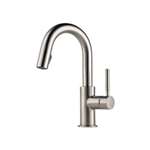 Lead Law Compliant 1.8 GPM 1 Handle Pull Down Bar/Prep Fairfax County Stainless Steel