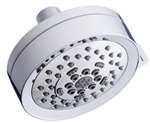 California Energy Commission Registered 4-1/2 5F Showerhead 2.0 Gallons Per Minute Polished Chrome