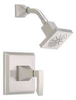 Ccy 2.0 One Hole Trim Shower Square Lever Handle Brushed Nickel
