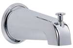 5-1/2 Wall Mount Tub Spout With Diverter Brushed Nickel