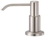 Deluxe Soap and Lotion Dispenser Brushed Nickel