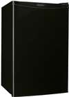 3.2 CF Refrigerator With Push Button Defrost Black