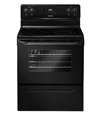 Black 4.2 cubic feet Free Standing Electric Manual Clean Range