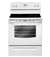 White 4.2 cubic feet Free Standing Electric Manual Clean Range