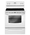 White 4.2 cubic feet Free Standing Electric Manual Clean Range