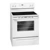 White 30 Self Cleaning Free Standing Electric Smoothtop Range