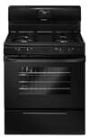 Black Free Standing Gas Manual Clean Range