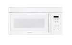 White 1.6 Cubic Feet Over The Range Microwave
