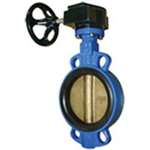 3 Cast Iron Bronze EPDM 200 # Wafer Butterfly Valve Lever Operator