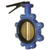 2-1/2 Ductile Iron Bronze EPDM 200 # Lug Butterfly Valve Lever Operator
