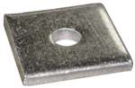 1/2 Plated Flat Square Washer