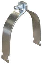 2-1/8 OD Plated Strut Clamp With HDWR