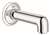 X Wall Spout Less Diverter Fairborn Infinity Brushed Nickel