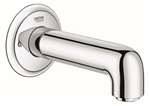X Wall Spout Less Diverter Fairborn Infinity Brushed Nickel