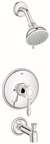 Ccy X Pressure Rough In Valve Combination Tub and Shower *fairb Infinity Brushed Nickel 1.75