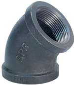 3 Galvanized MI 150# 45 Elbow