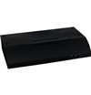 Black on Black 30 3 Speed Fan Deluxe Range Hood