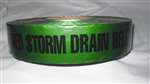 2 X 1000 FT Detectable Tape Blk/Grn Storm
