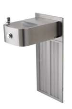 Lead Law Compliant Stainless Steel Single Wall Mount Electric Drink Fountain
