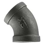 1-1/4 Black MI 150# 45 Elbow