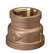 Lead Law Compliant 3/8 X 1/4 Brass Reducer Coupling