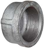 1-1/2 Galvanized Malleable Iron 150 # Cap