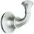 Traditional Robe Hook Forte Brushed Chrome