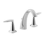 Lead Law Compliant 1.5 GPM 2 Handle Widespread Lavatory Faucet Polished Chrome