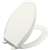 Elongated Bowl Plastic Closet Seat Cachet White