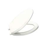 Elongated Bowl Anti Micro Closet Seat *lustr White